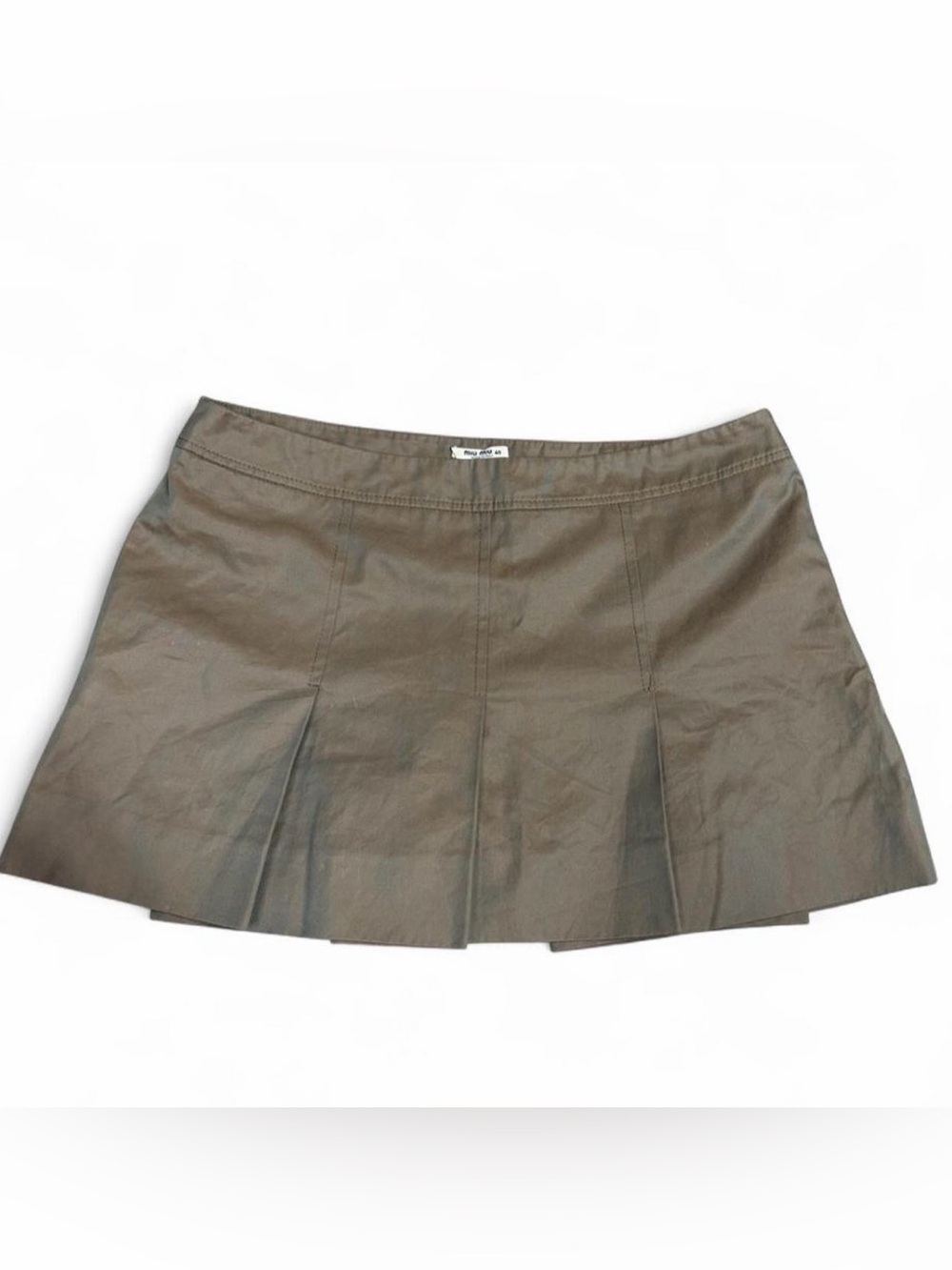 Miu Miu Pleated Mini Skirt